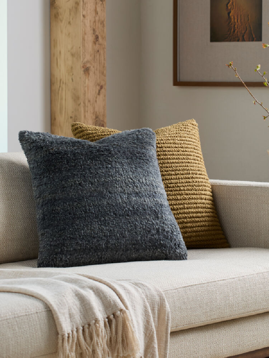 Wool Square Pillow | Kuda Home Velan