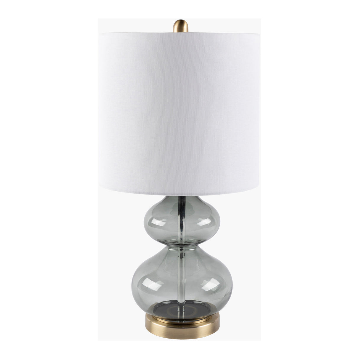 Gray Glass Accent Table Lamp | Oroa.com
