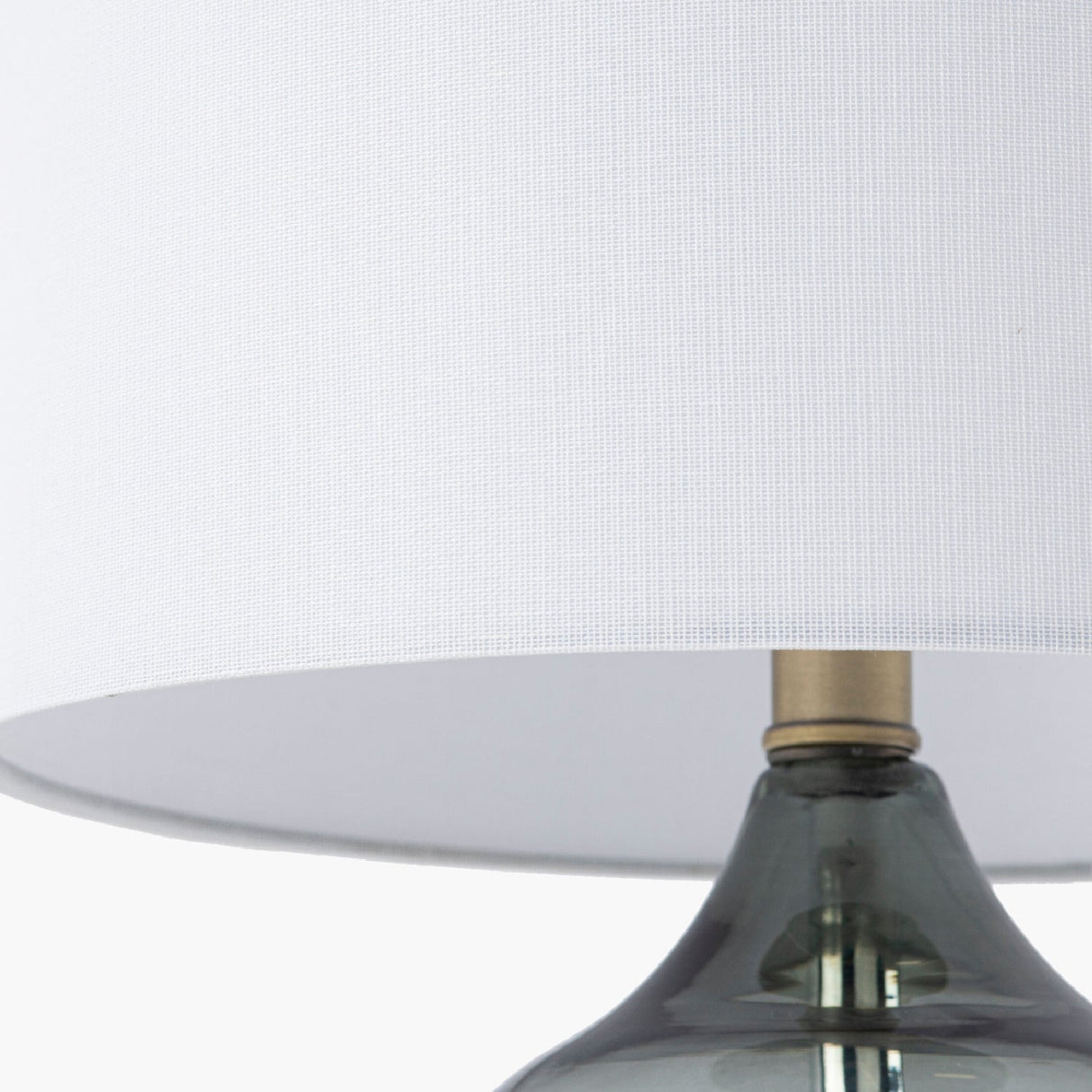 Modern European furniture - Gray Glass Accent Table Lamp - www.oroa.com