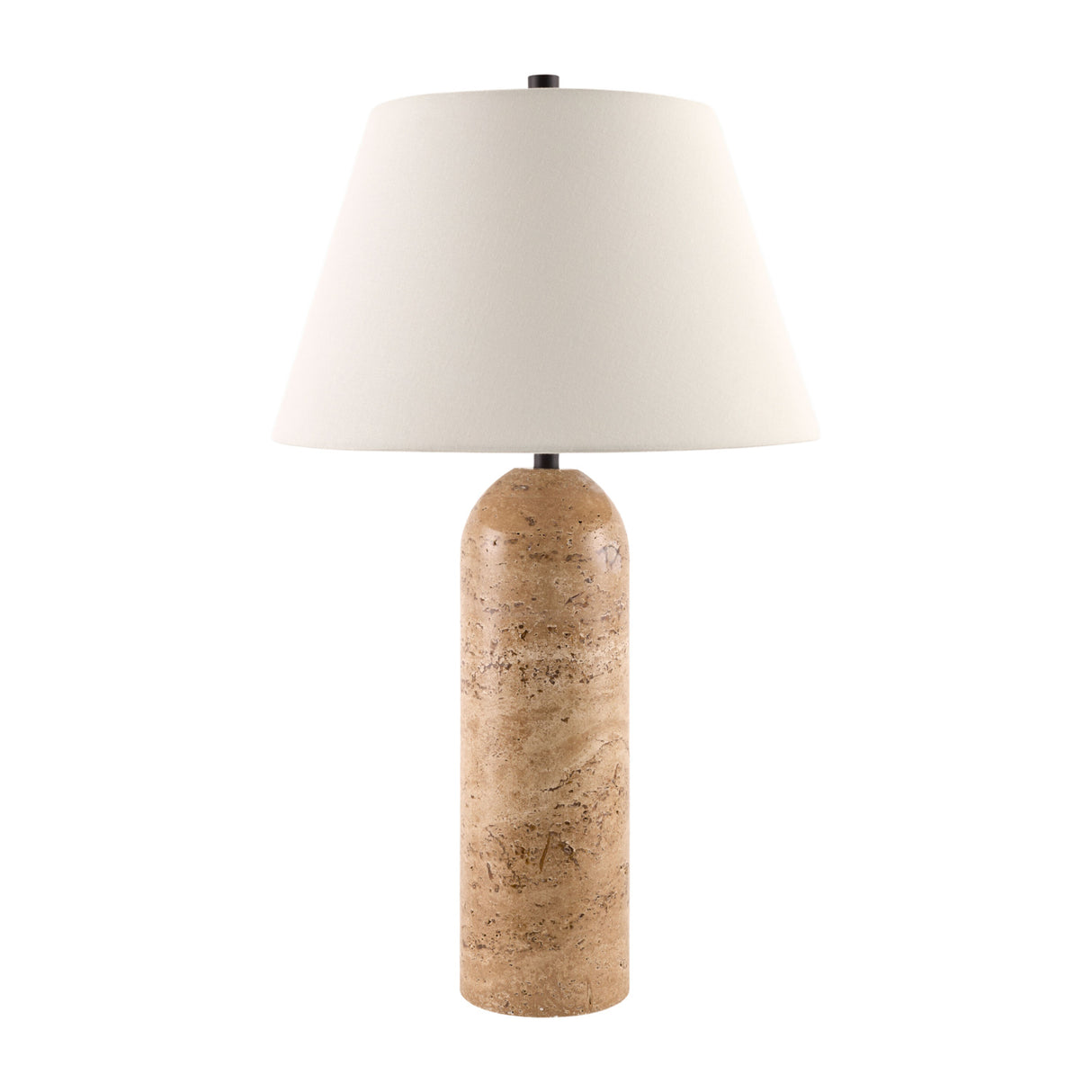 Yellow Travertine Accent Floor Lamp | Oroa.com