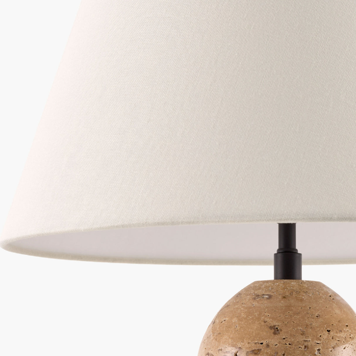 Yellow Travertine Accent Floor Lamp | Oroa.com