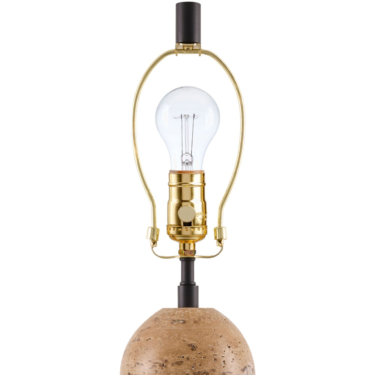 Modern European furniture - Yellow Travertine Accent Floor Lamp - www.oroa.com