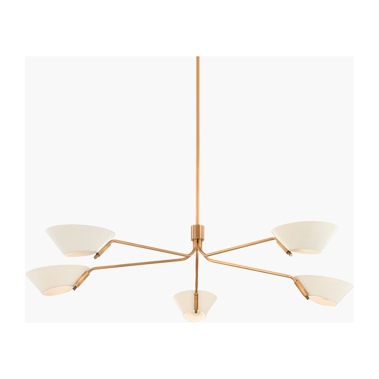 White Glass Chandelier | Oroa.com