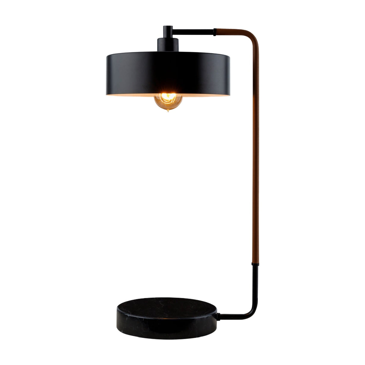 Modern European furniture - Black Metal Shade Table Lamp - www.oroa.com