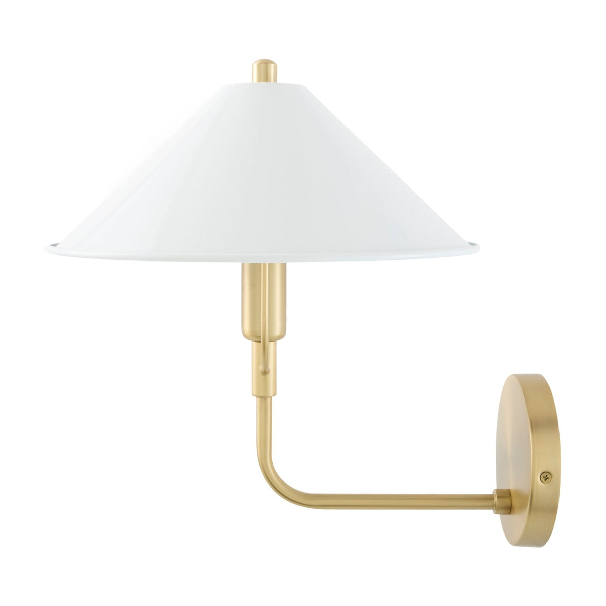 Modern European furniture - Empire White Linen Wall Lamp - www.oroa.com