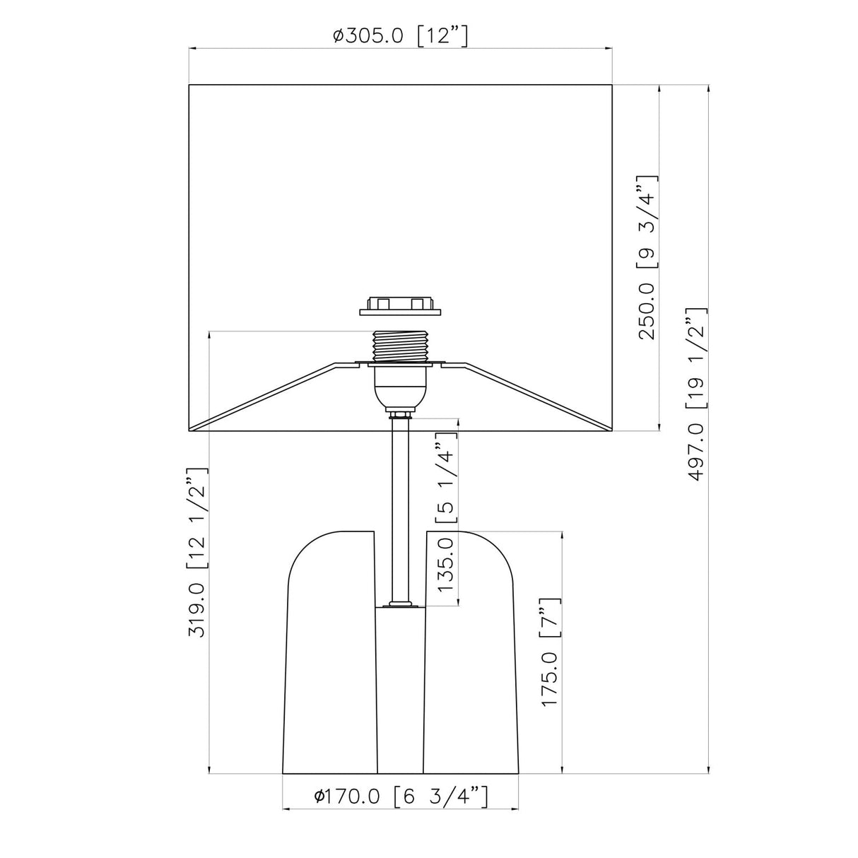 Modern European furniture - Gray Drum Linen Table Lamp - www.oroa.com