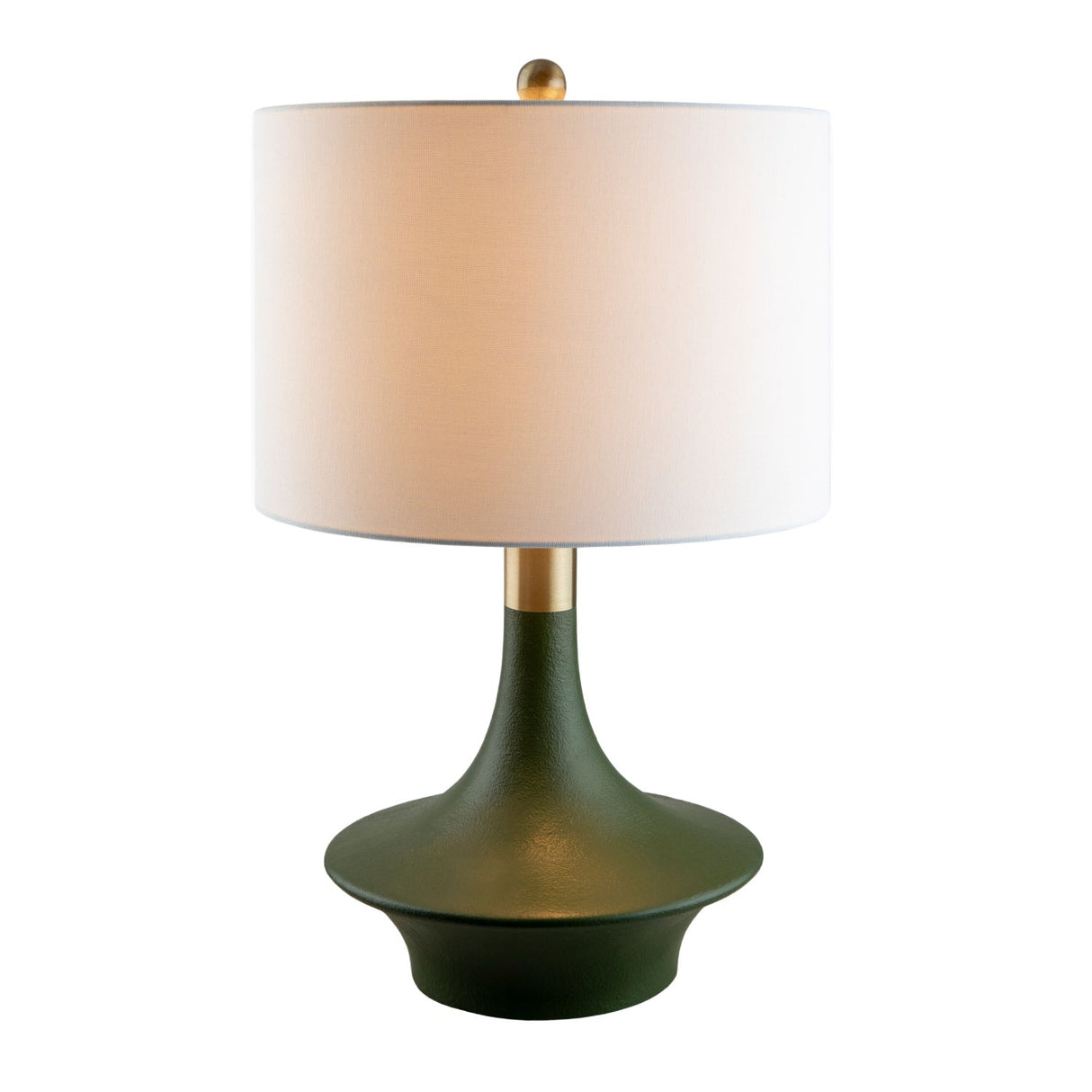 Modern European furniture - Painted Green Accent Table Lamp - www.oroa.com