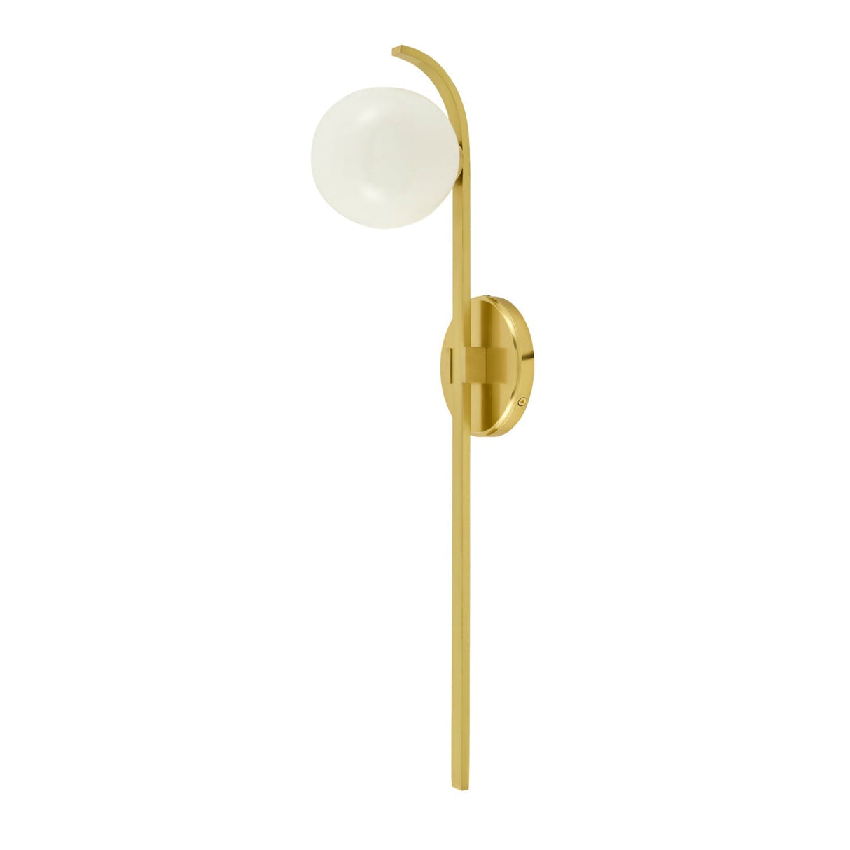 Modern European furniture - White Glass Sphere Wall Lamp - www.oroa.com