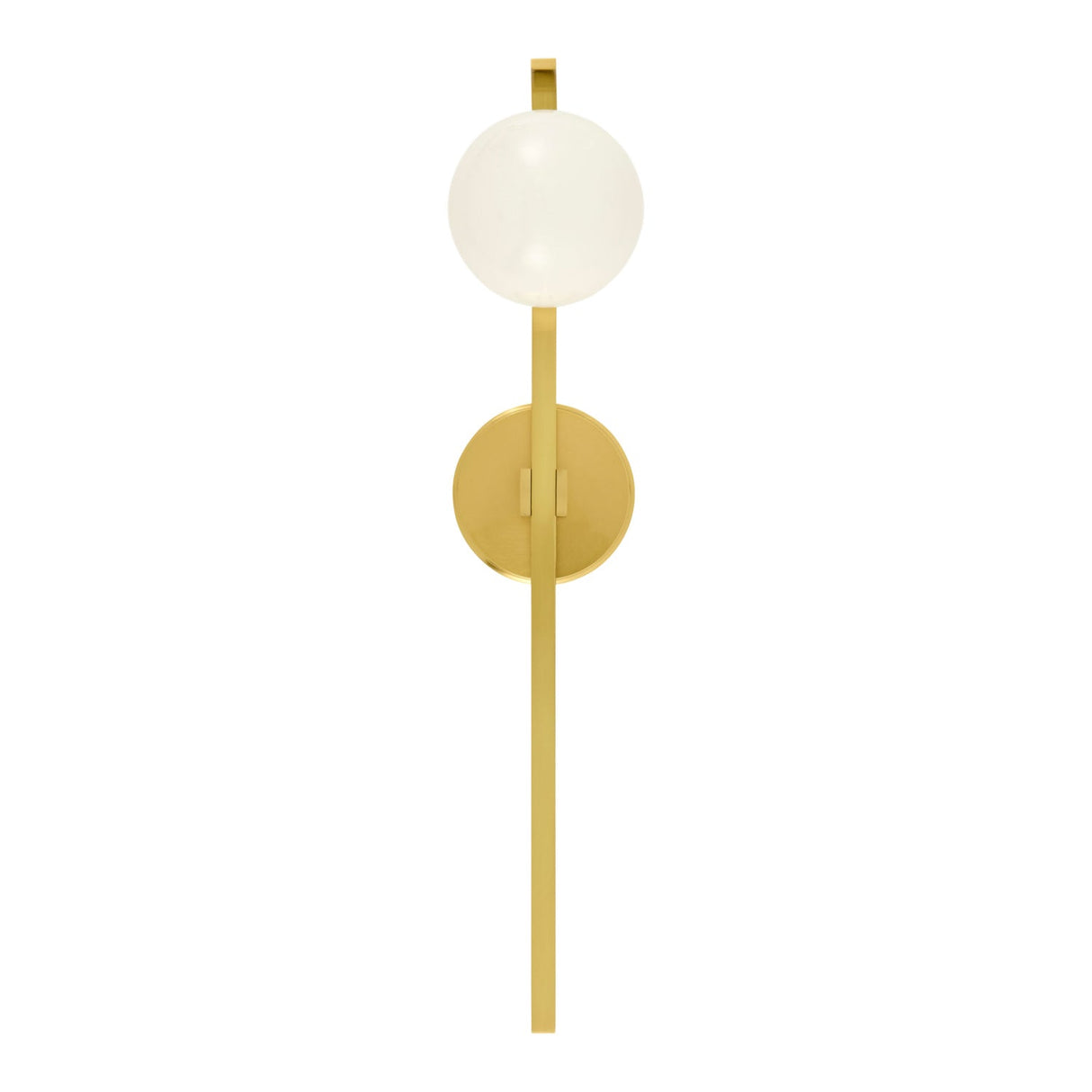 Modern European furniture - White Glass Sphere Wall Lamp - www.oroa.com
