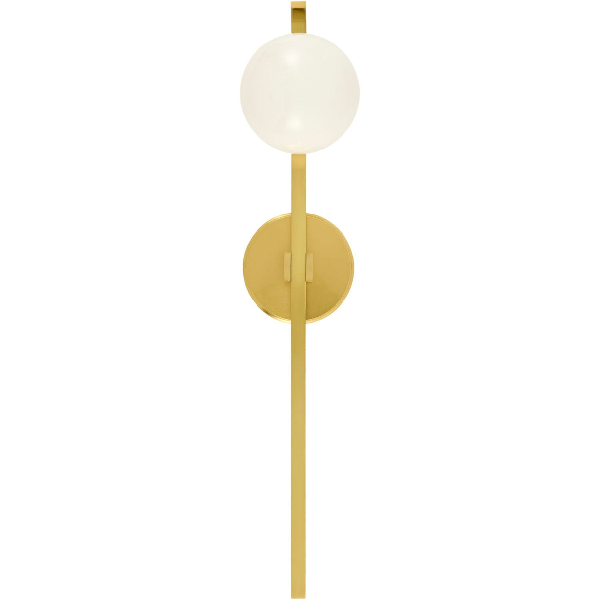 Modern European furniture - White Glass Sphere Wall Lamp - www.oroa.com