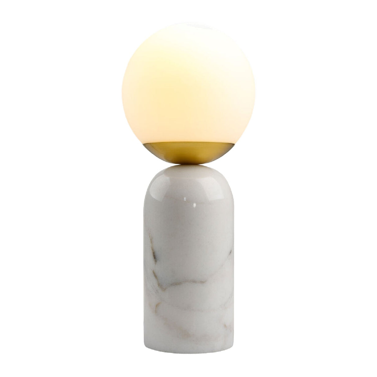 Modern European furniture - Marble White Glass Table Lamp - www.oroa.com