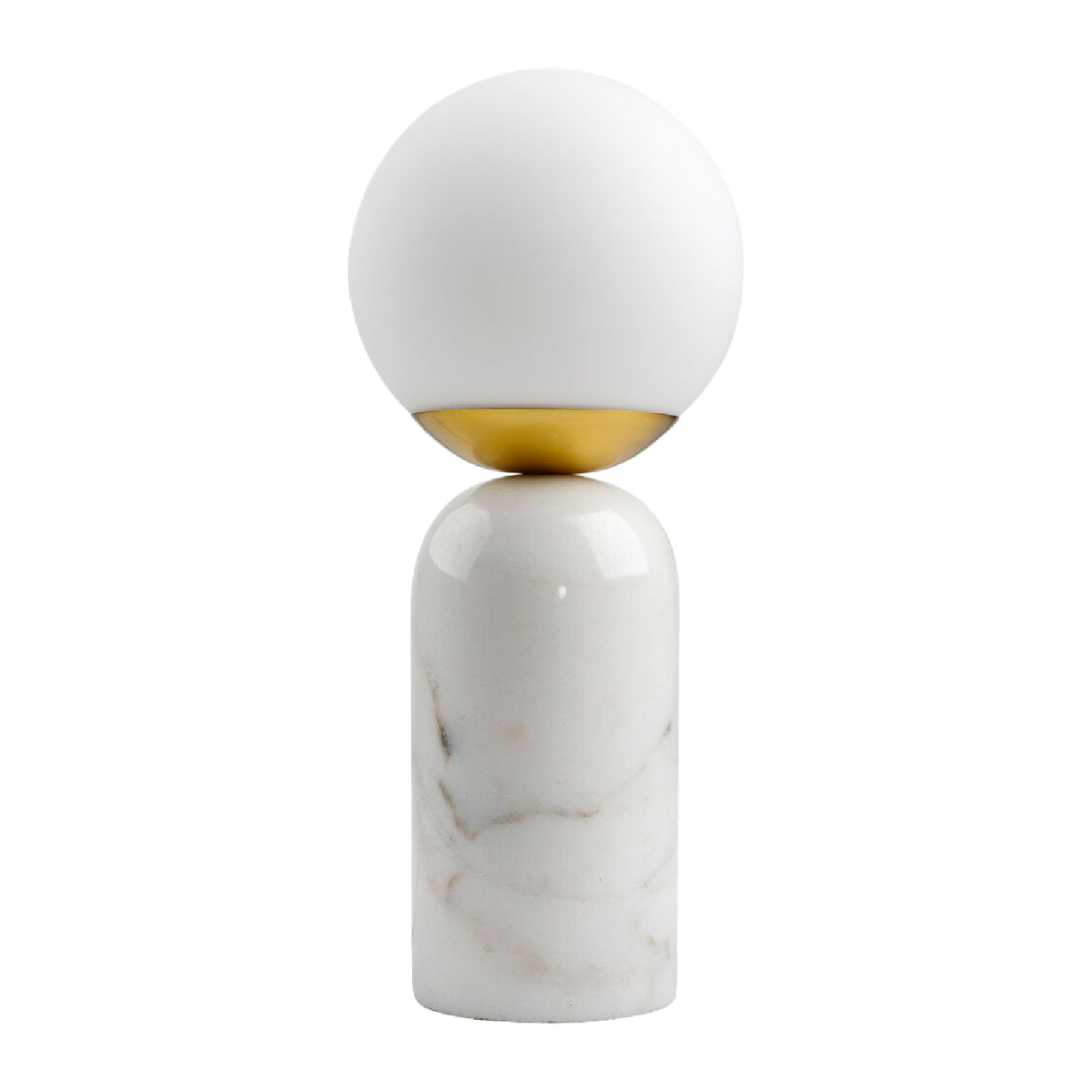 Modern European furniture - Marble White Glass Table Lamp - www.oroa.com