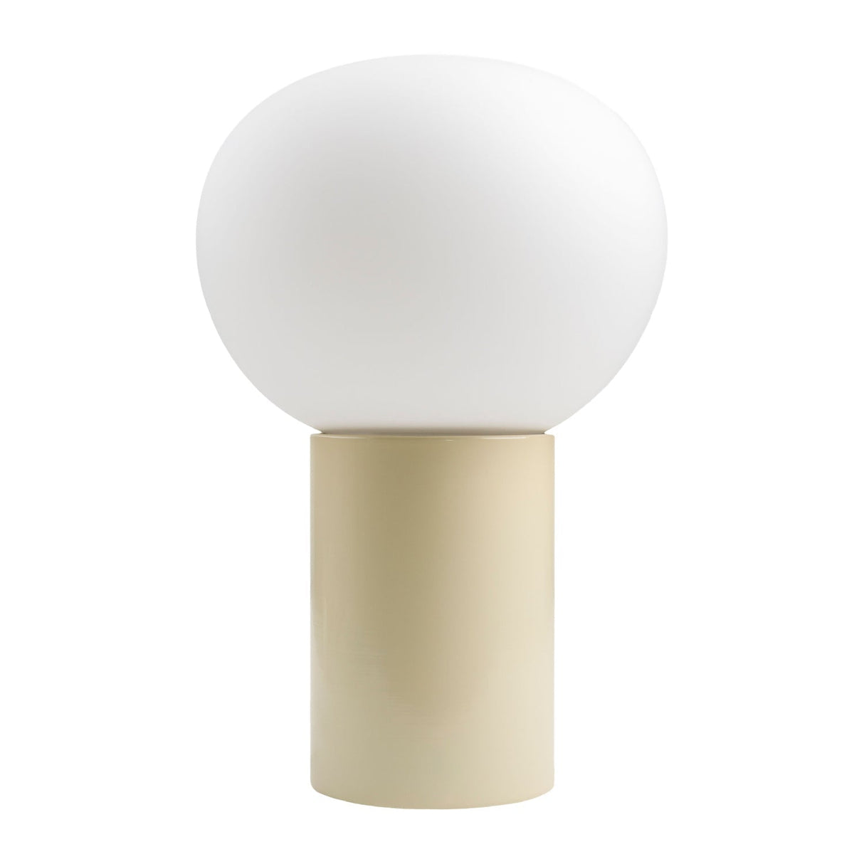 Modern European furniture - Round White Glass Table Lamp - www.oroa.com