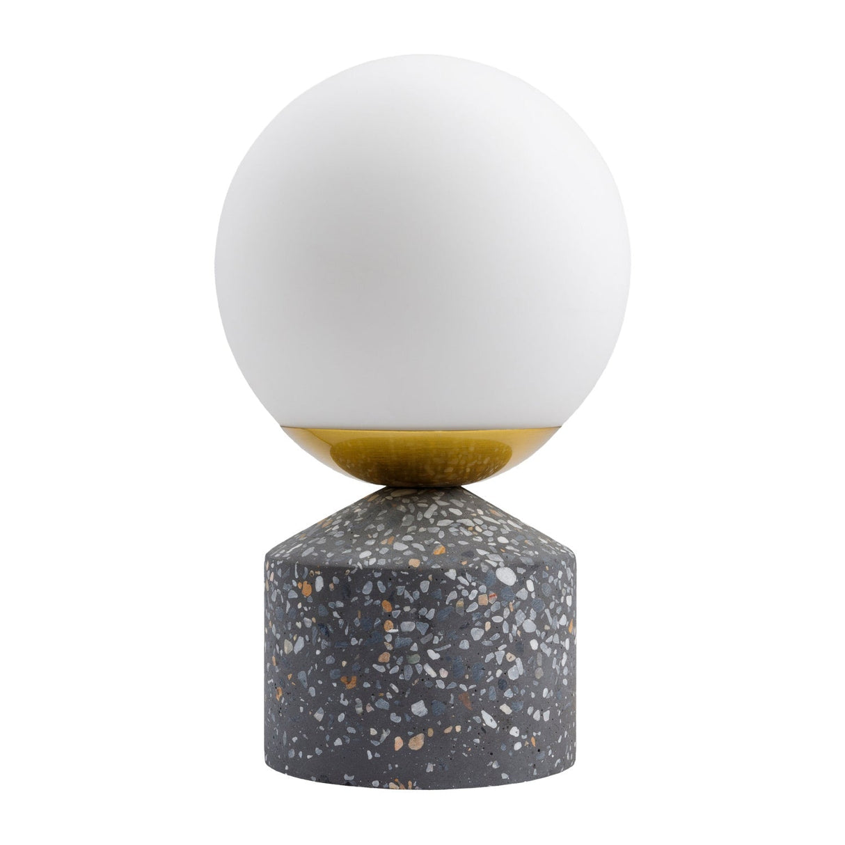 Modern European furniture - Speckled Gray Cement Table Lamp - www.oroa.com