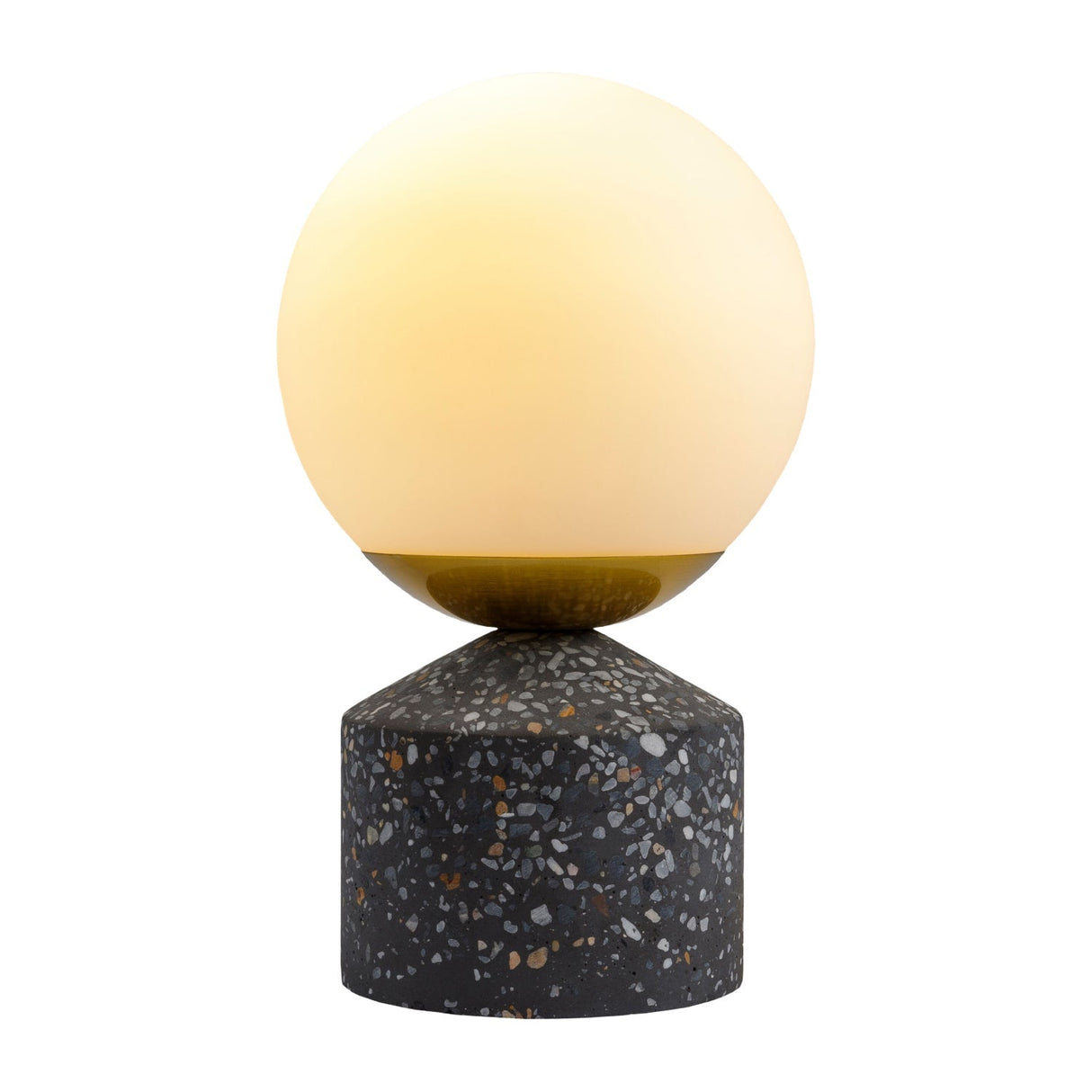 Modern European furniture - Speckled Gray Cement Table Lamp - www.oroa.com