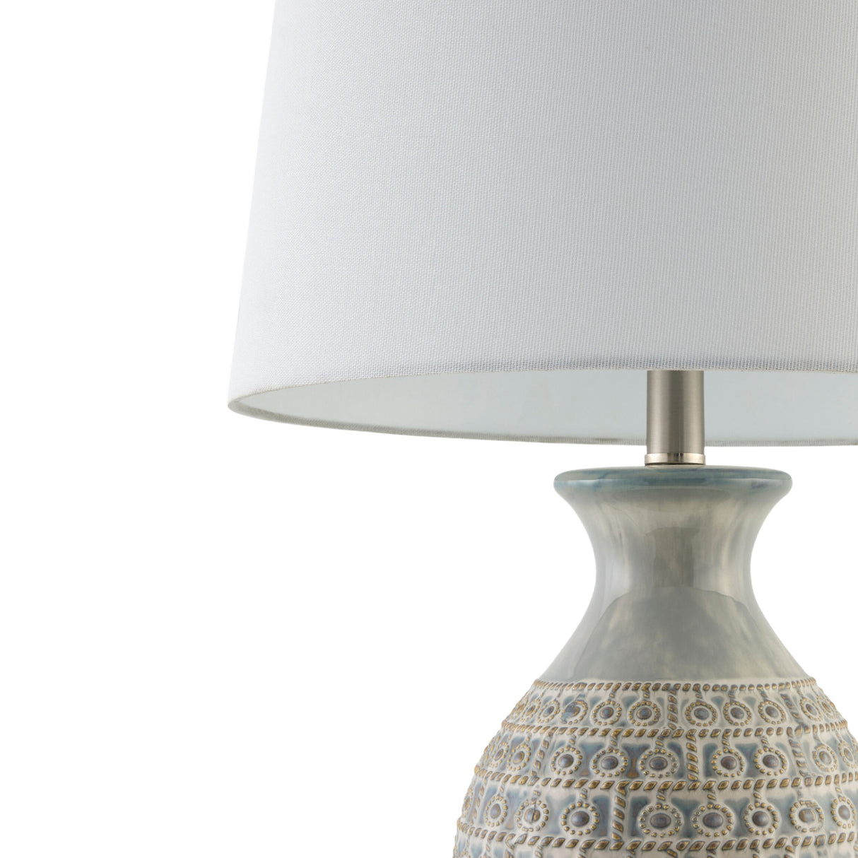 Gray Ceramic Accent Table Lamp | Oroa.com