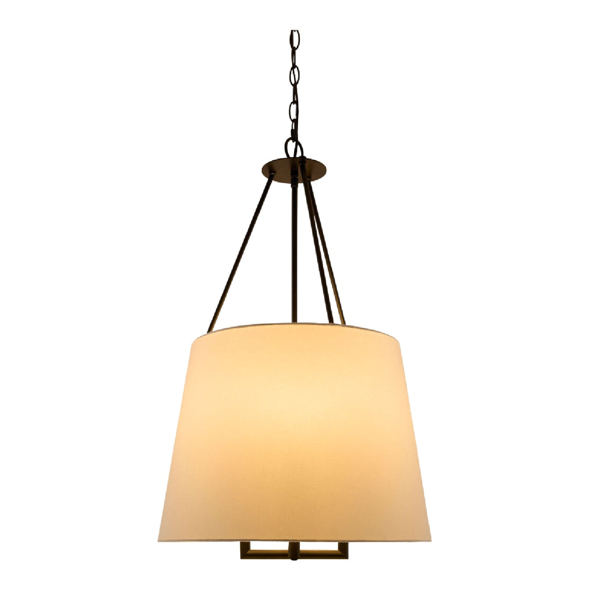 Modern European furniture - White Linen Chandelier - www.oroa.com