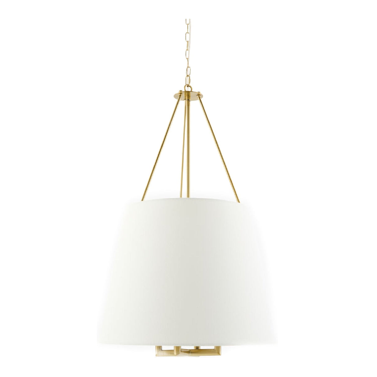 Modern European furniture - White Linen Chandelier - www.oroa.com