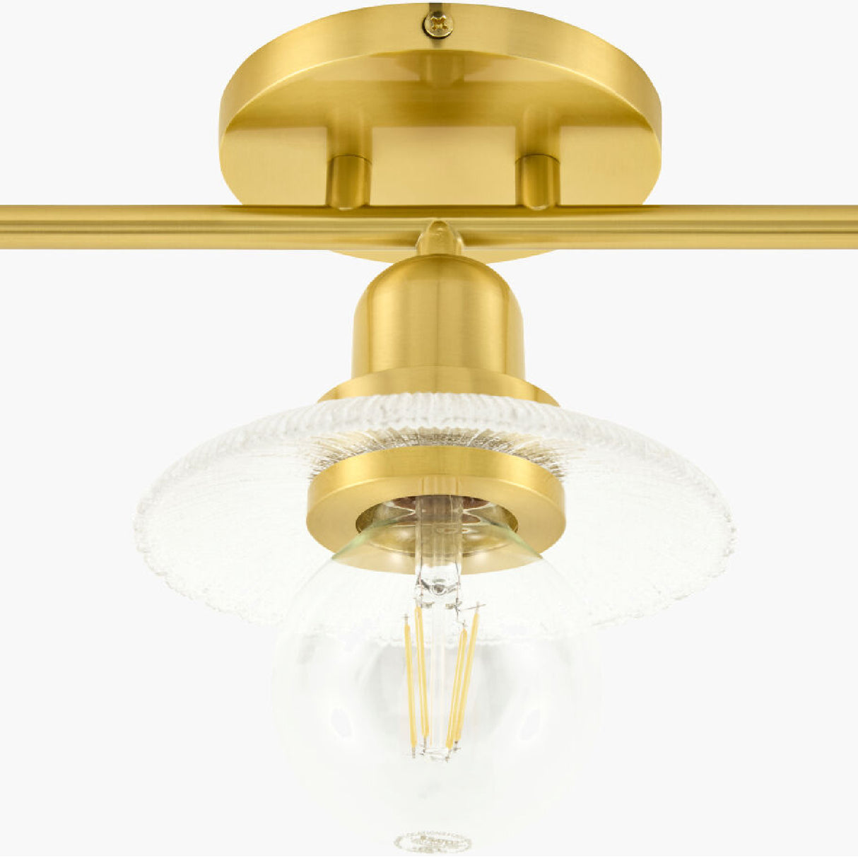 Gold Fixture Glass Wall Lamp | Oroa.com