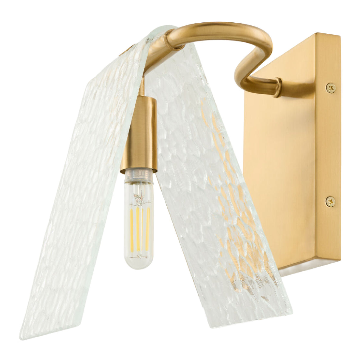 Modern European furniture - Glass Pyramid Wall Lamp - www.oroa.com