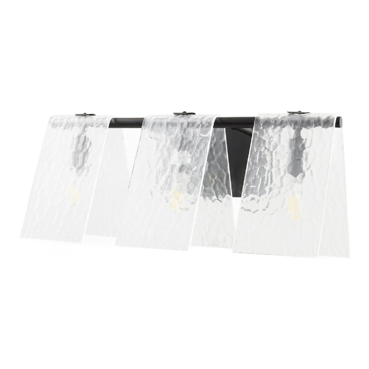 Modern European furniture - 3-Light Glass Pyramid Wall Lamp - www.oroa.com