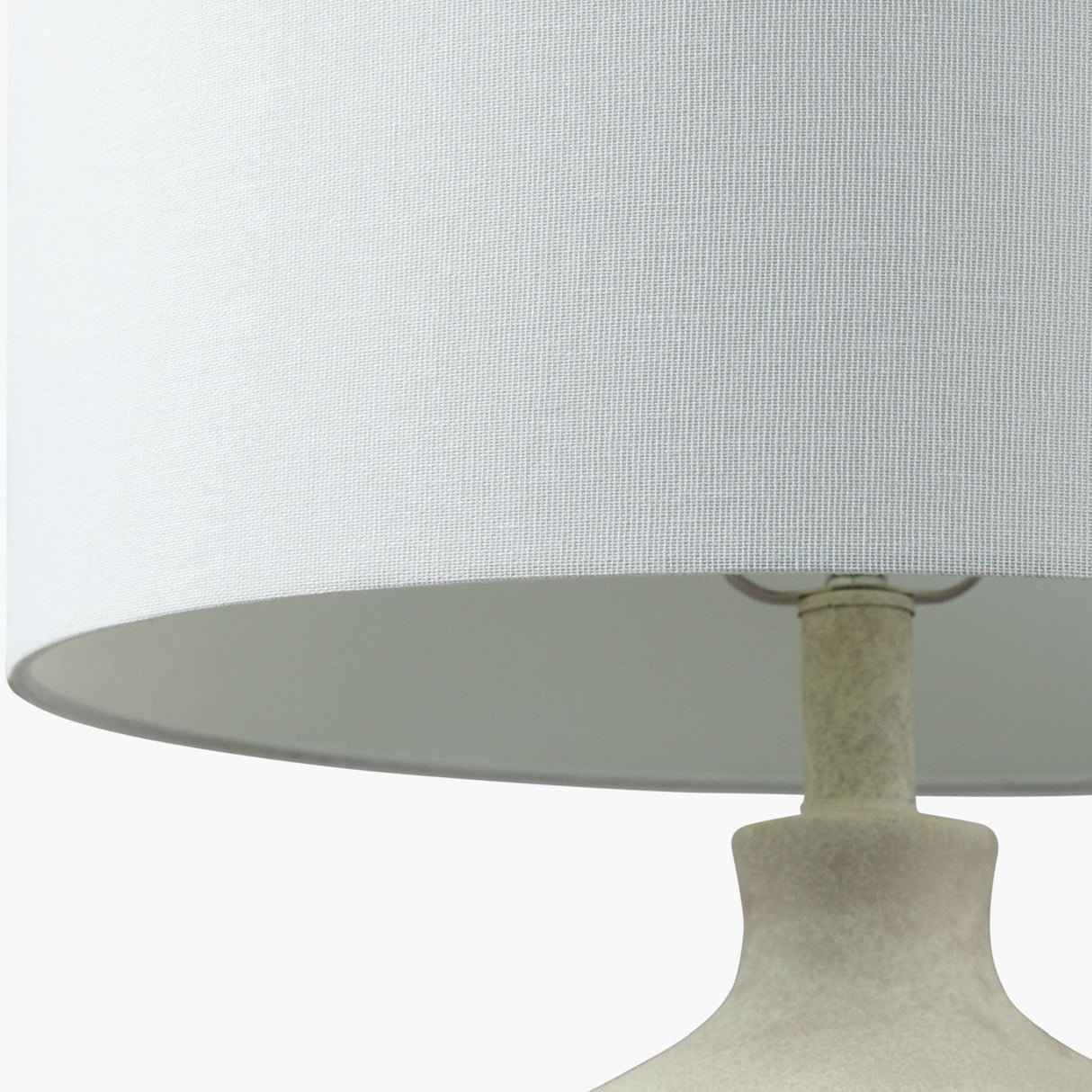 Modern European furniture - Painted White Ceramic Table Lamp - www.oroa.com