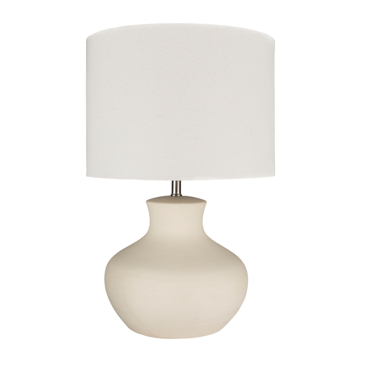 Glazed Cream Ceramic Table Lamp | Oroa.com