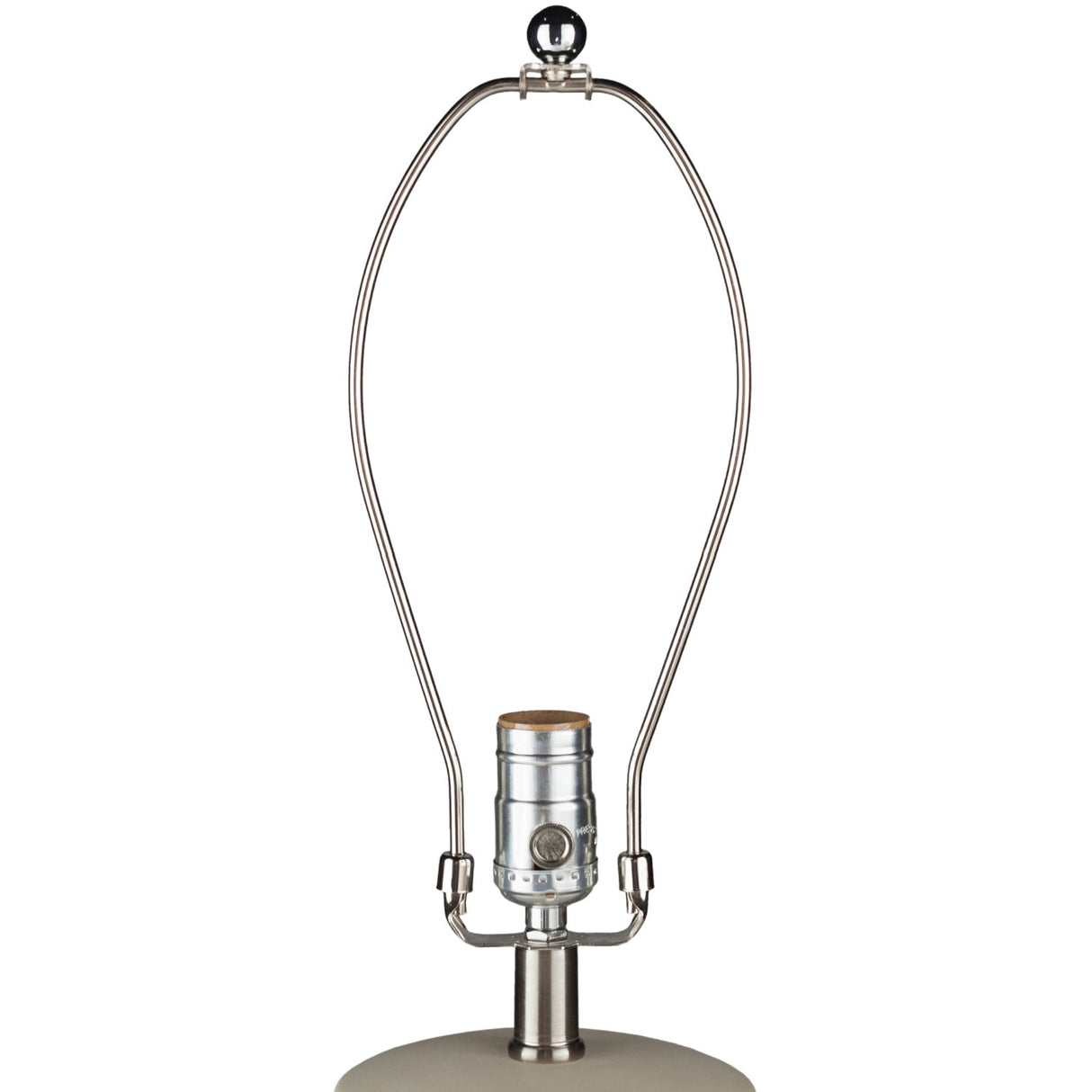 Modern European furniture - Glazed Cream Ceramic Table Lamp - www.oroa.com