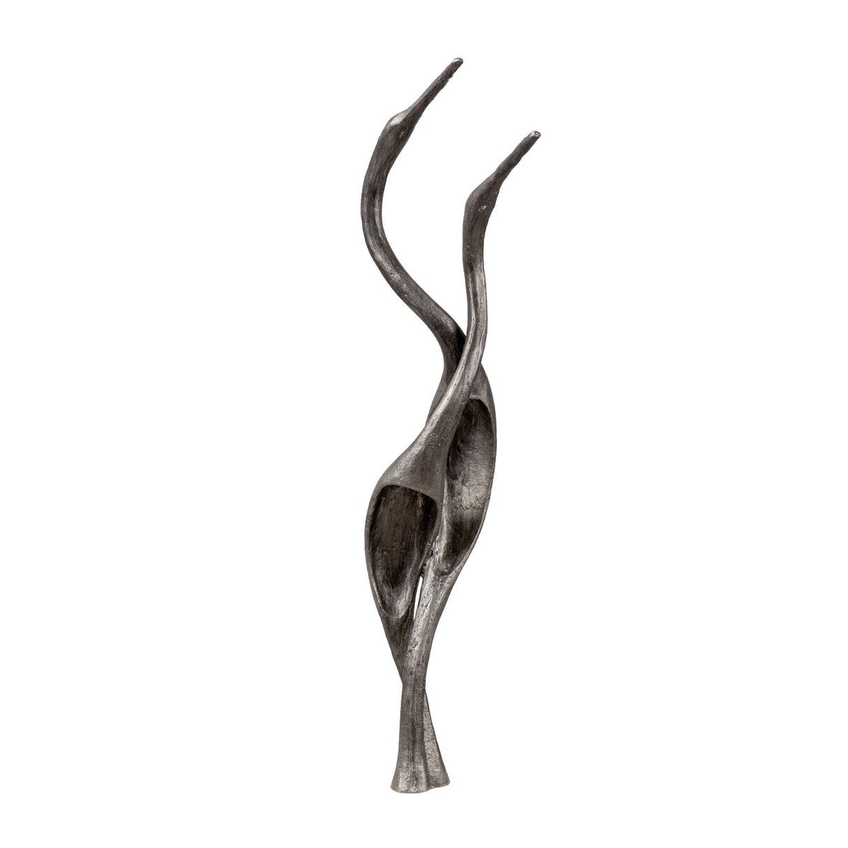 Modern European furniture - Blackened Silver Abstract Sculpture - www.oroa.com