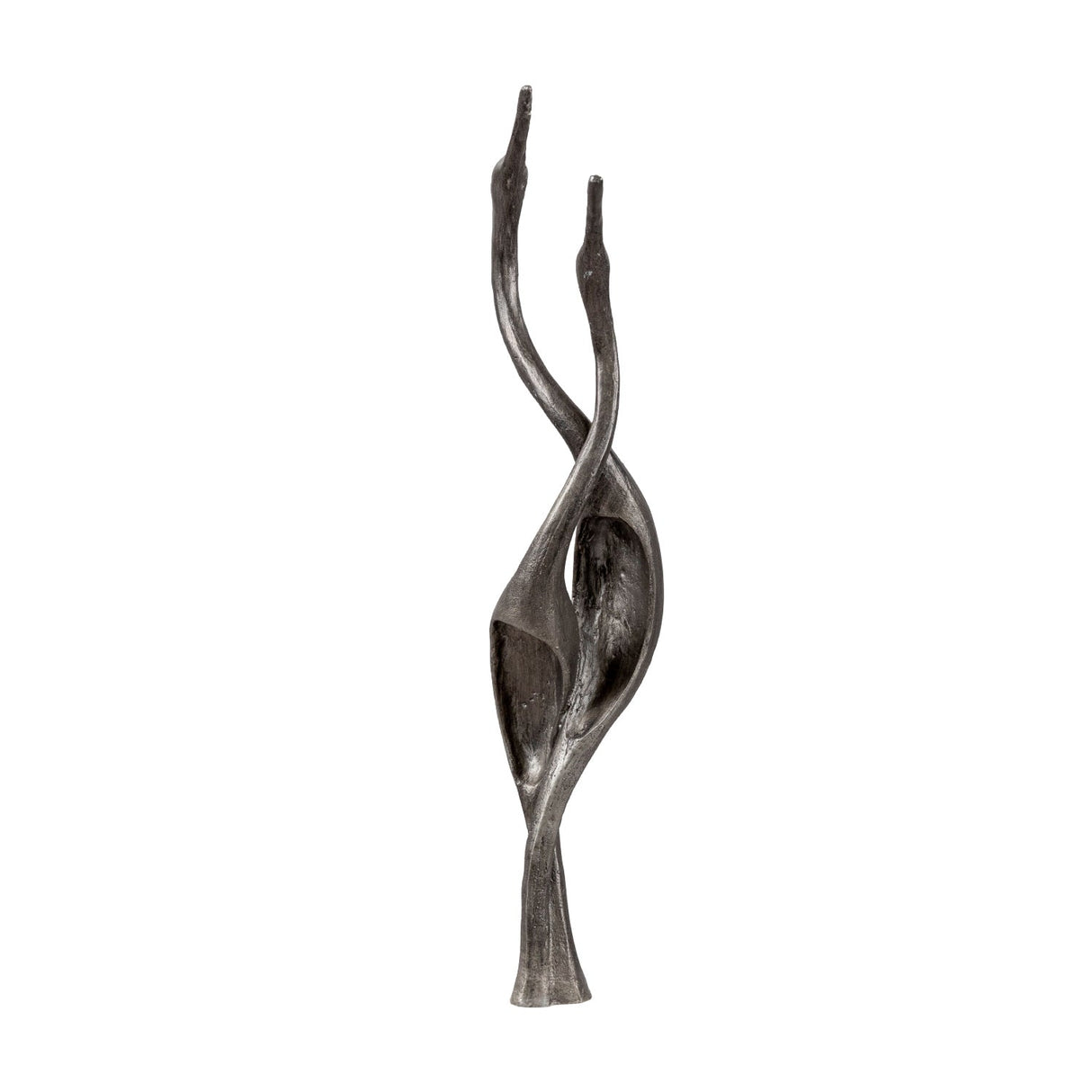 Modern European furniture - Blackened Silver Abstract Sculpture - www.oroa.com