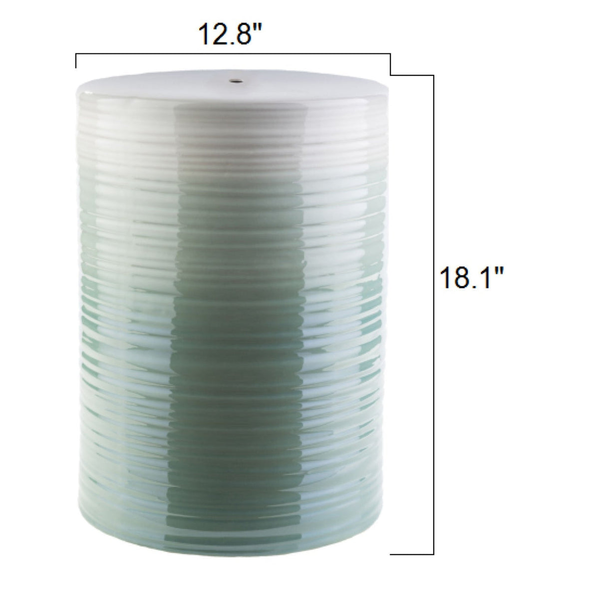 Modern European furniture - Ceramic Cylindrical Outdoor Stool - www.oroa.com
