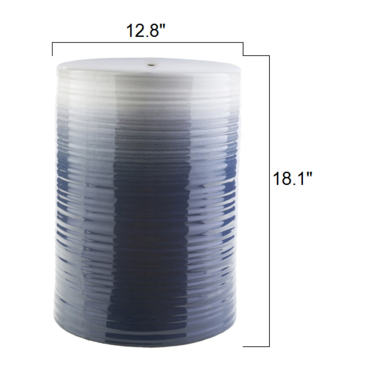 Modern European furniture - Ceramic Cylindrical Outdoor Stool - www.oroa.com