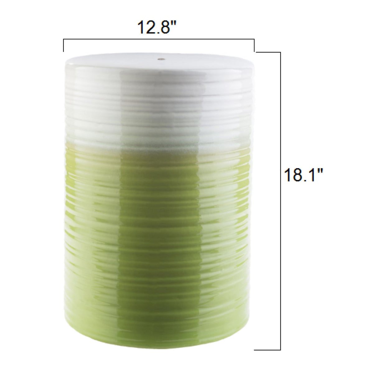 Modern European furniture - Ceramic Cylindrical Outdoor Stool - www.oroa.com