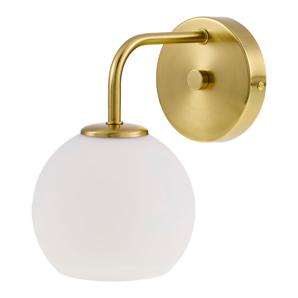 Modern European furniture - Gold Clear Glass Wall Lamp - www.oroa.com