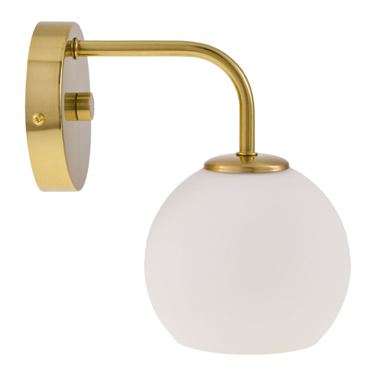 Modern European furniture - Gold Clear Glass Wall Lamp - www.oroa.com