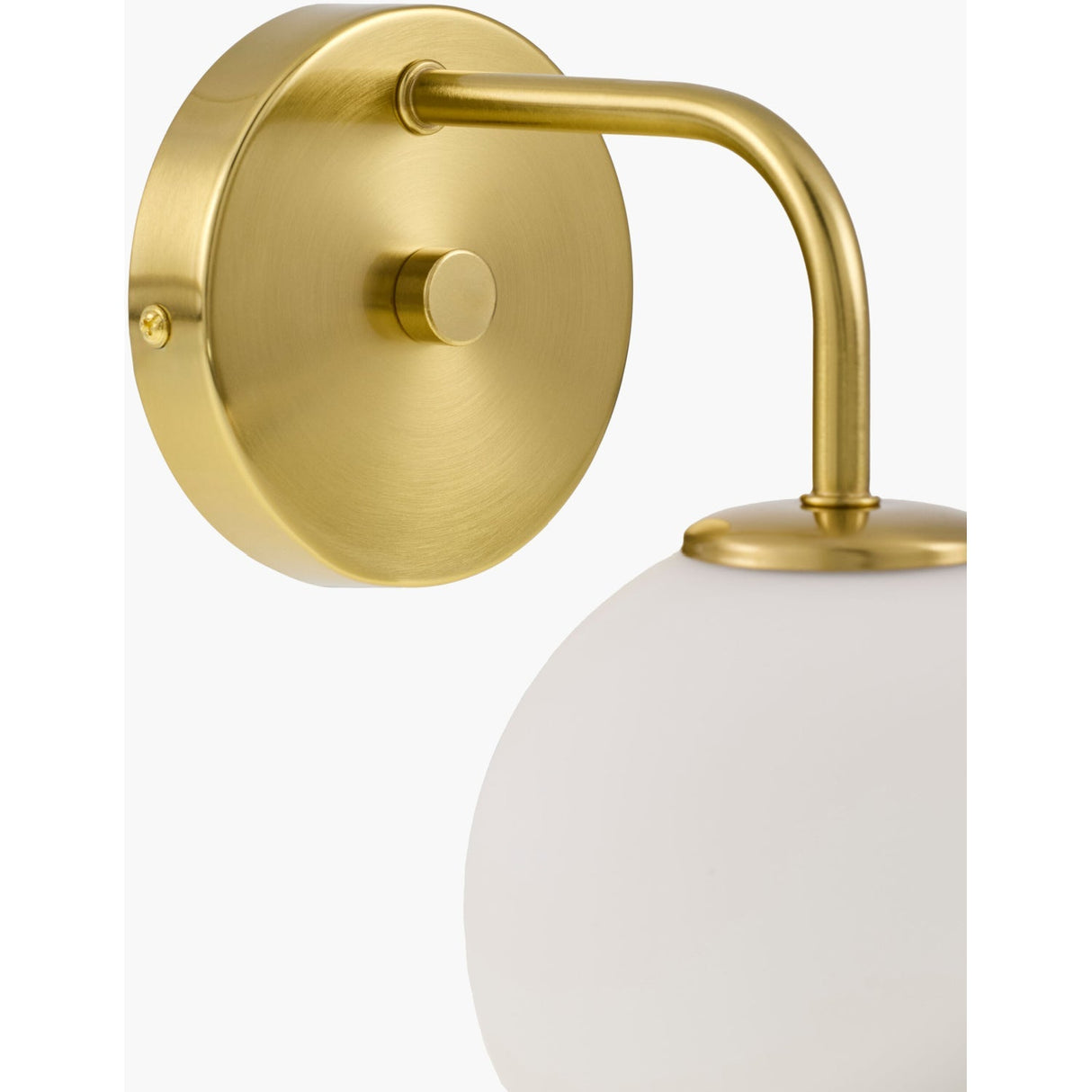 Modern European furniture - Gold Clear Glass Wall Lamp - www.oroa.com