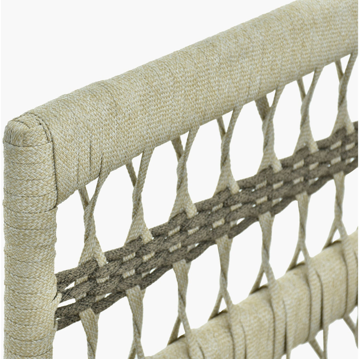 Modern European furniture - Cream Aluminum Outdoor Accent Chair - www.oroa.com
