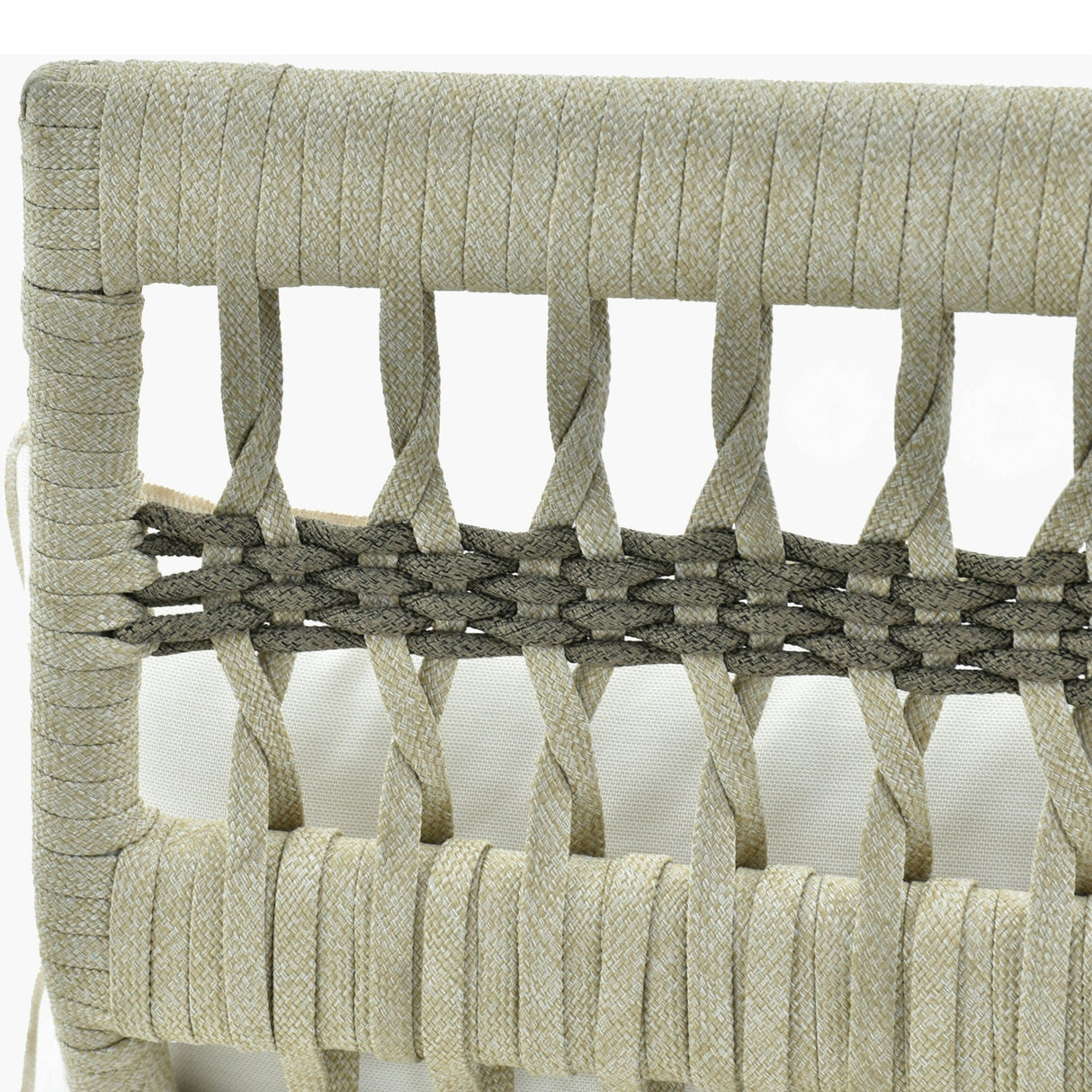 Modern European furniture - Cream Aluminum Outdoor Sectional Sofa - www.oroa.com