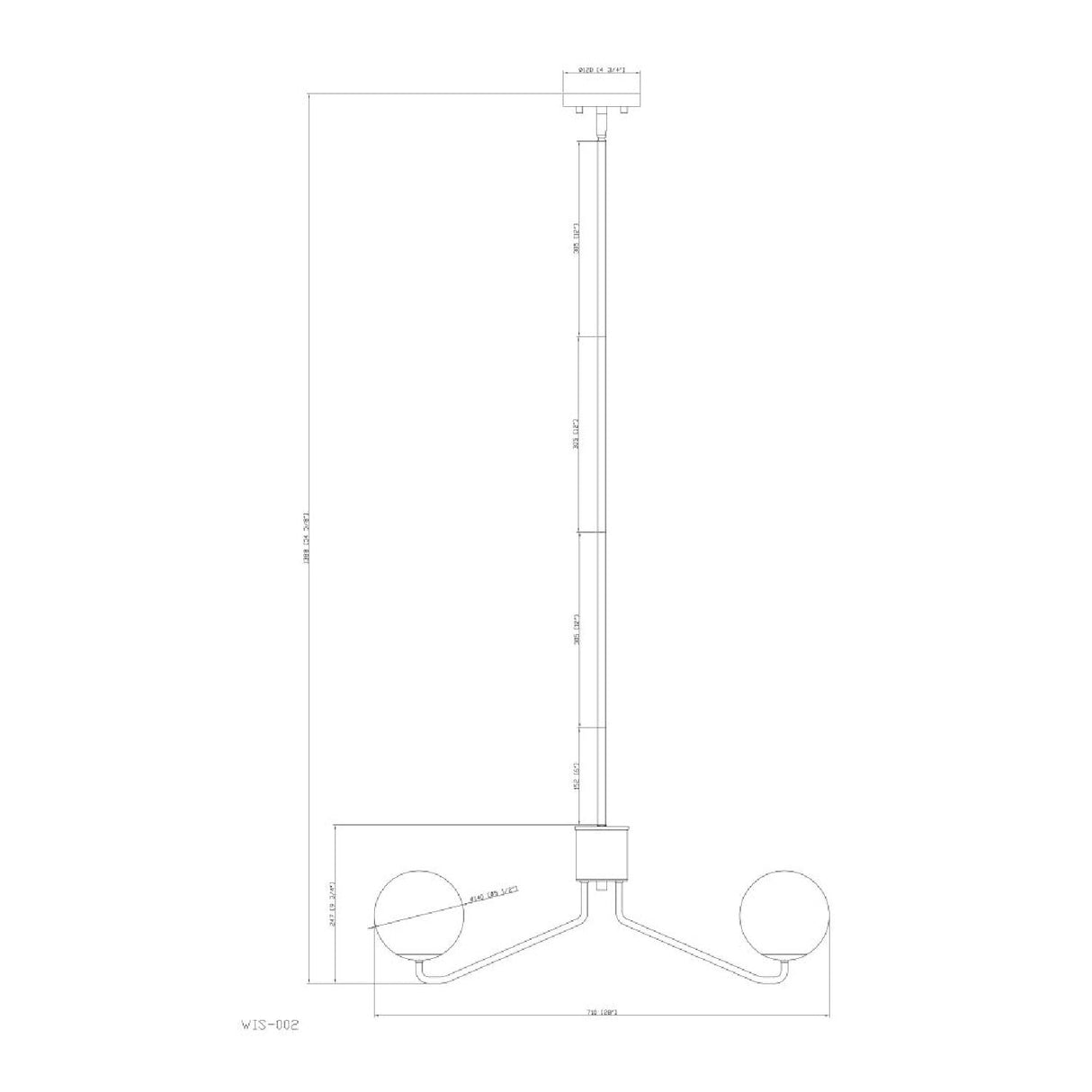Modern European furniture - 6-Light White Glass Orbs Chandelier - www.oroa.com