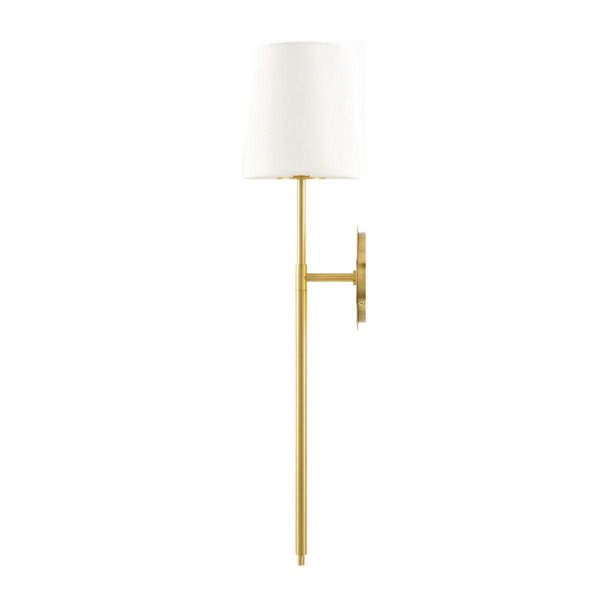 Modern European furniture - White Linen Shade Wall Lamp - www.oroa.com