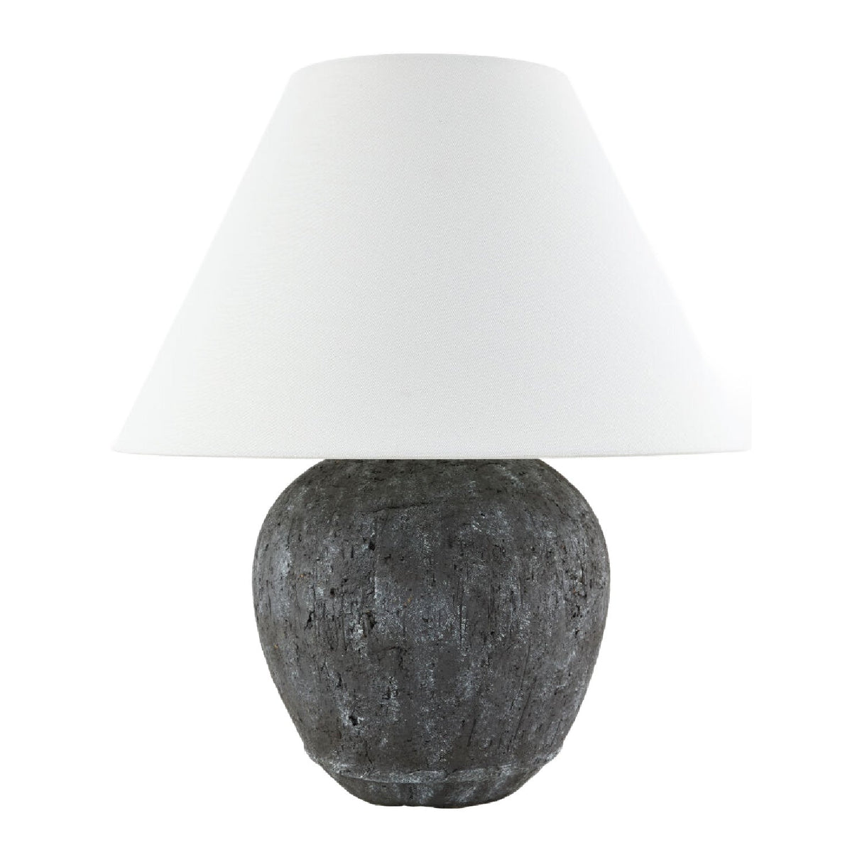 Modern European furniture - Black Cement Accent Table Lamp - www.oroa.com