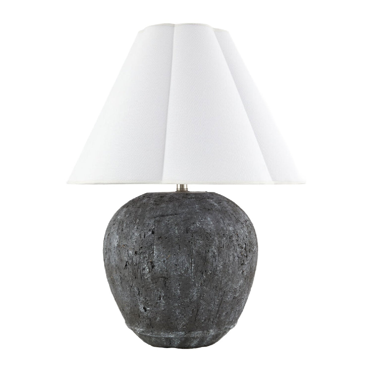 Modern European furniture - Black Cement Accent Table Lamp - www.oroa.com