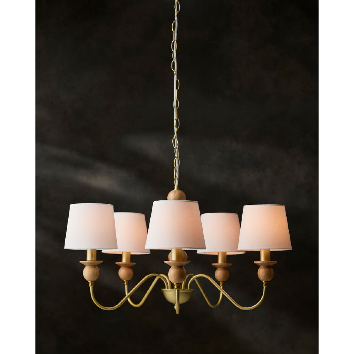 Modern European furniture - 5-Light Linen Classic Chandelier - www.oroa.com