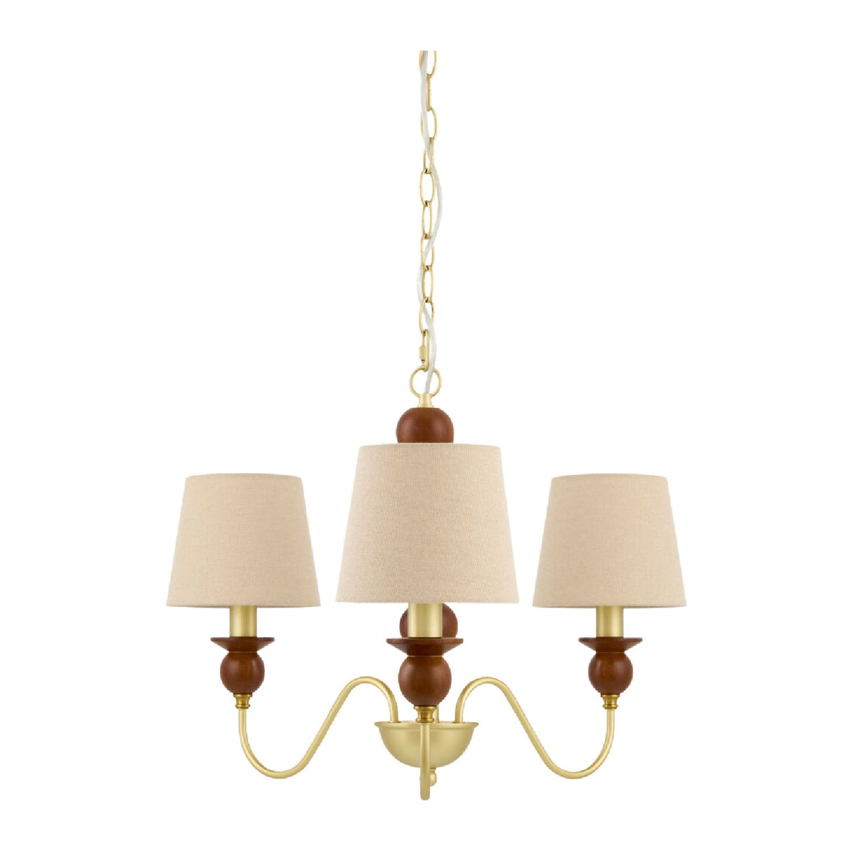 Modern European furniture - 3-Light Linen Classic Chandelier - www.oroa.com