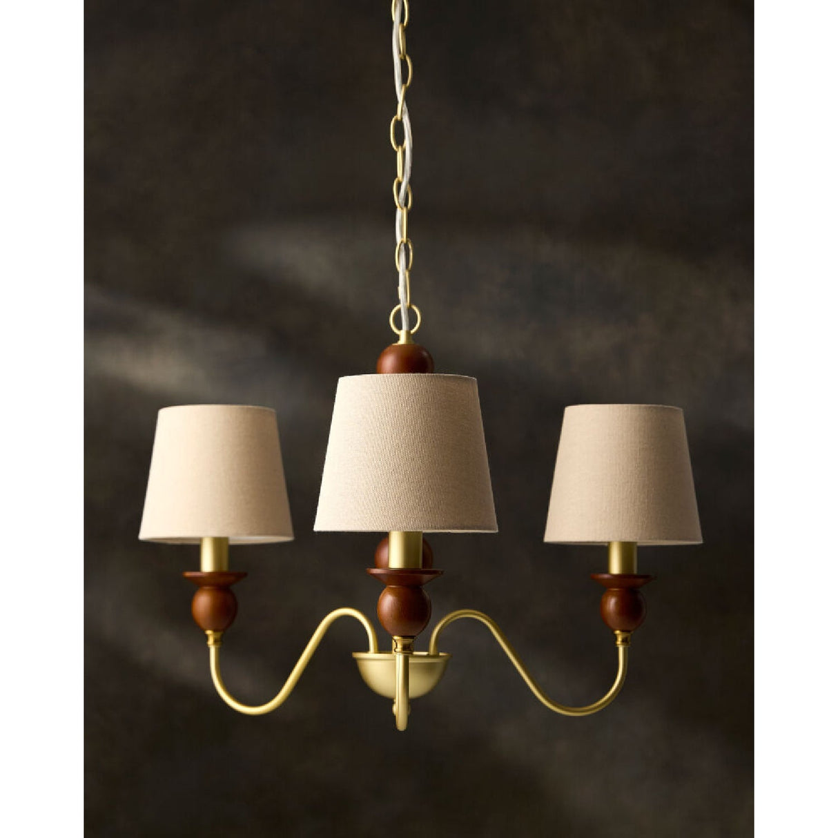 Modern European furniture - 3-Light Linen Classic Chandelier - www.oroa.com