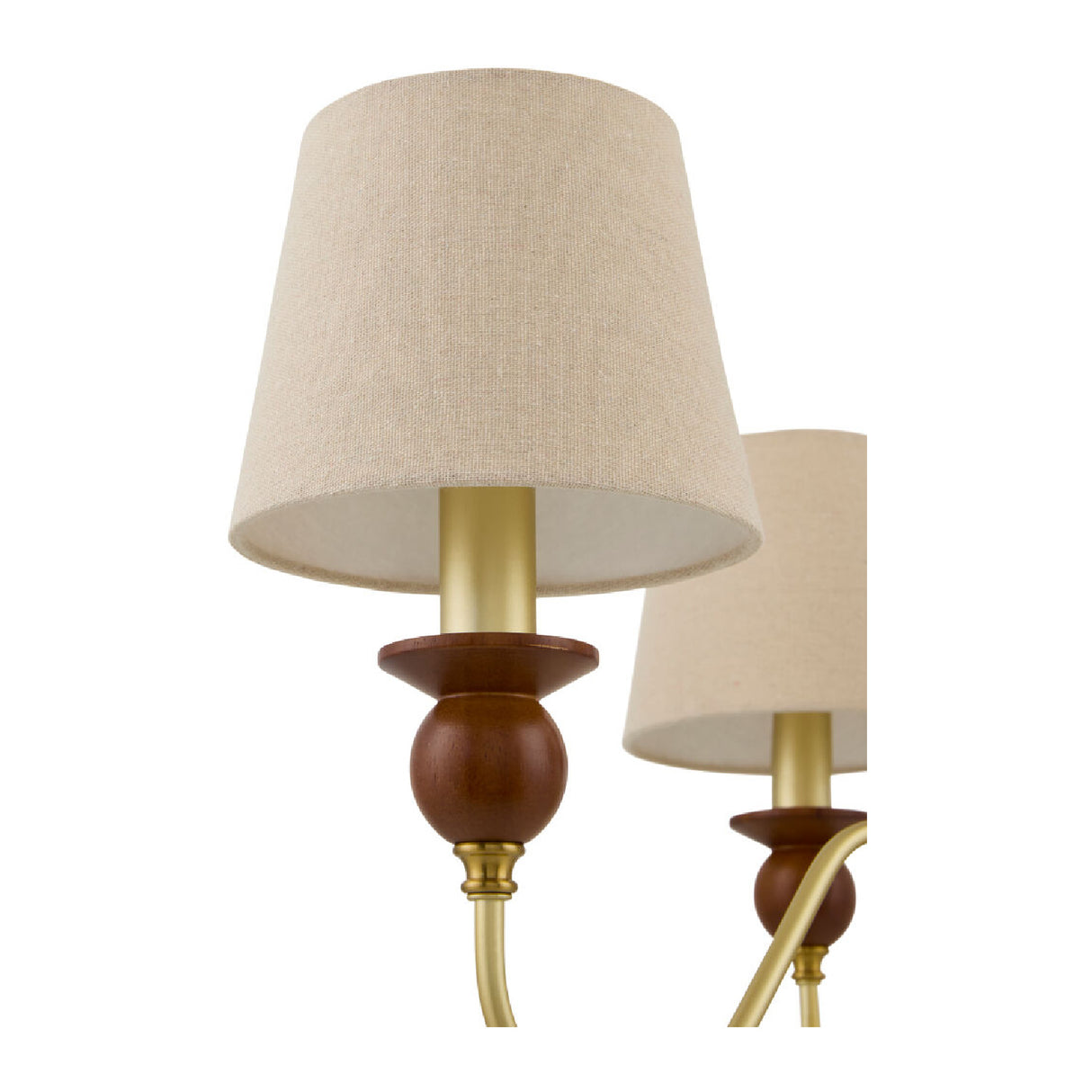 5-Light Linen Classic Chandelier | Oroa.com