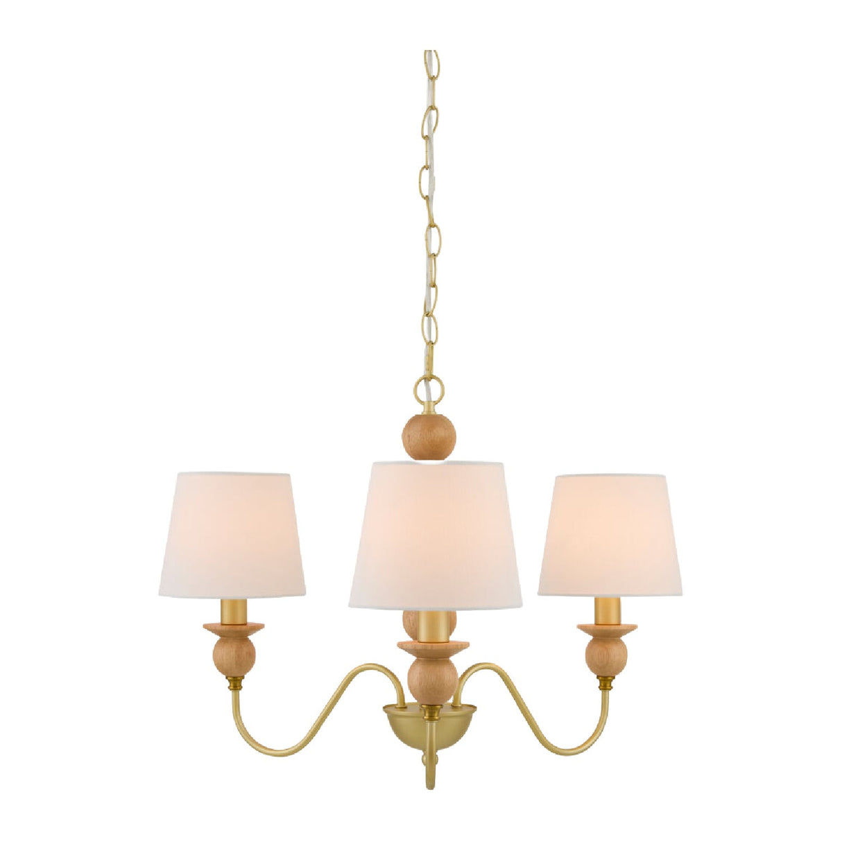 Modern European furniture - 3-Light Linen Classic Chandelier - www.oroa.com