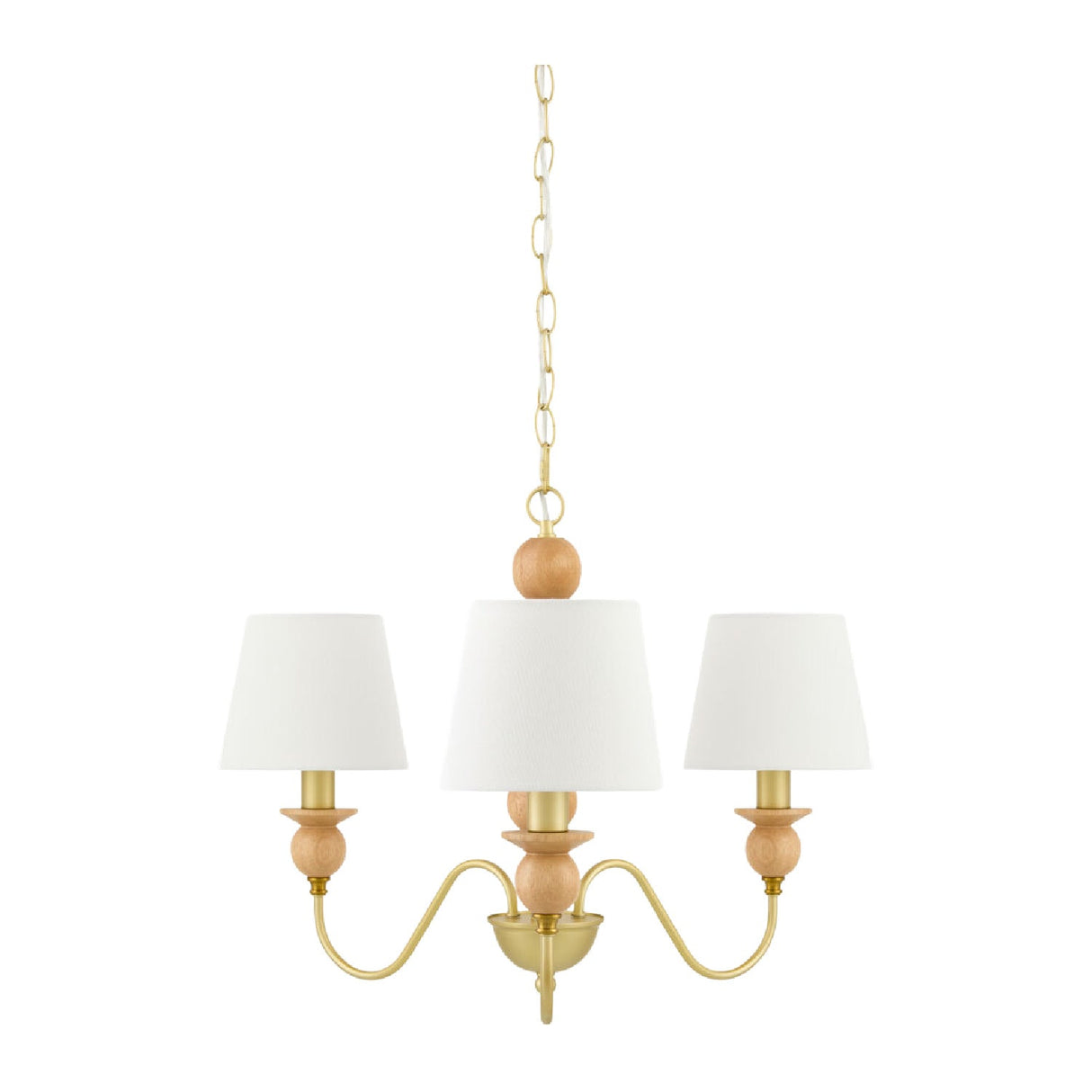 Modern European furniture - 3-Light Linen Classic Chandelier - www.oroa.com