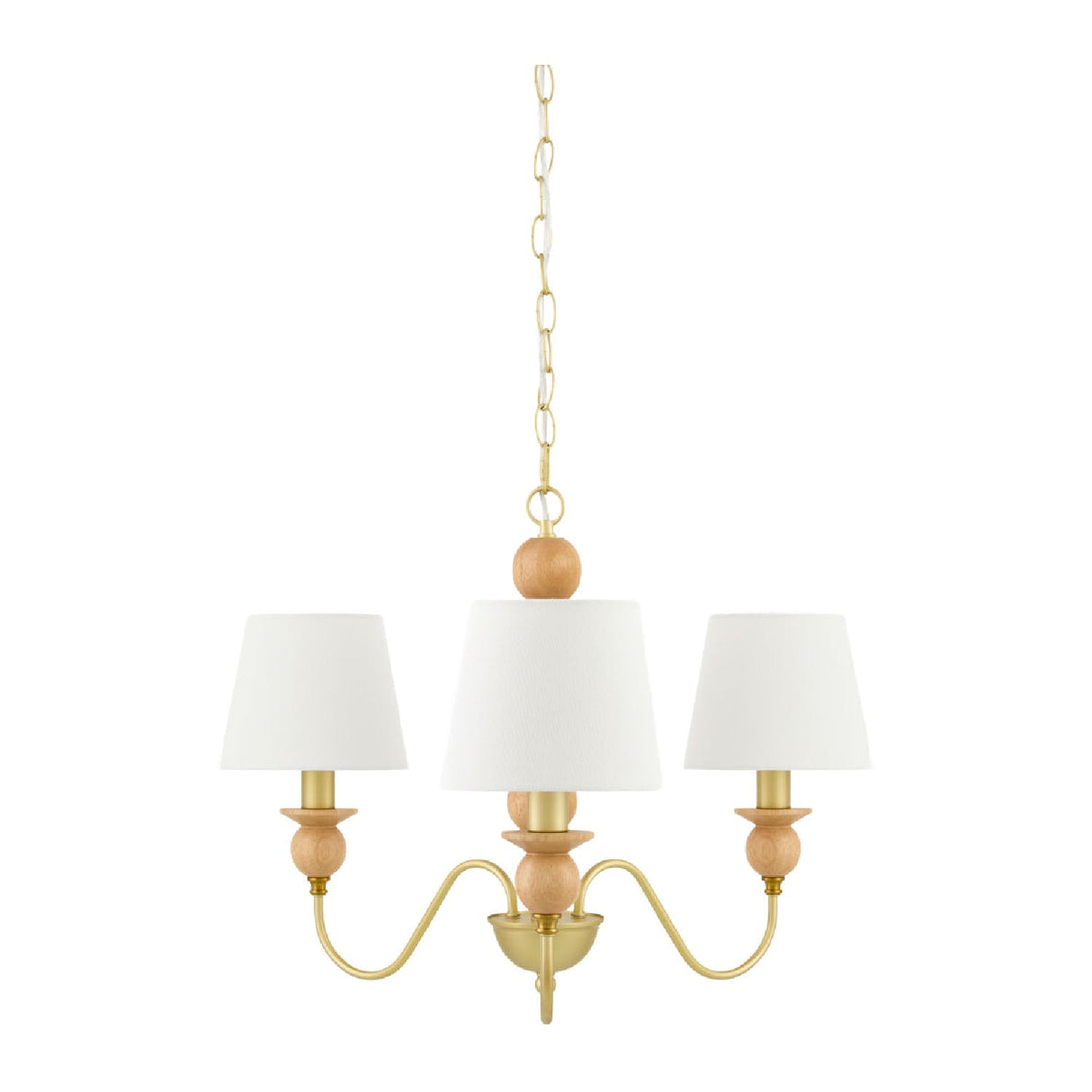 Modern European furniture - 3-Light Linen Classic Chandelier - www.oroa.com