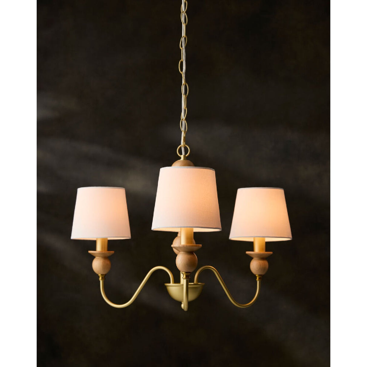 Modern European furniture - 3-Light Linen Classic Chandelier - www.oroa.com